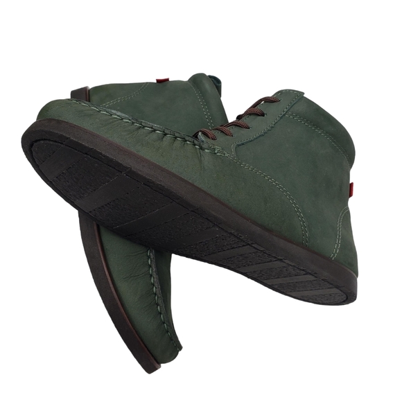 Marc Joseph | NIB Gramercy Forest Green Leather Preppy High Top Booties Boy's 4 - Picture 9 of 14